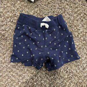 Carter's Navy Anchor Print Kids Shorts